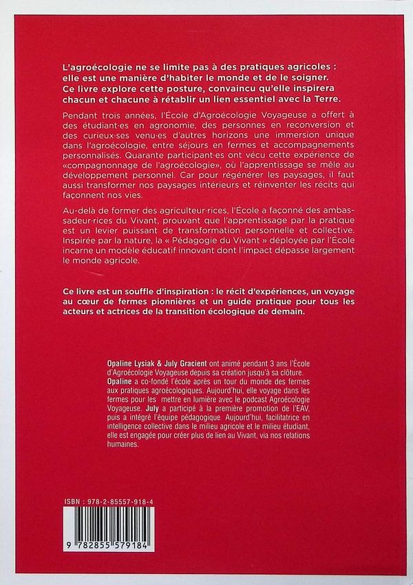 Quatrième de couverture de « L'agroécologie par l'expérience : le guide (très) pratique »