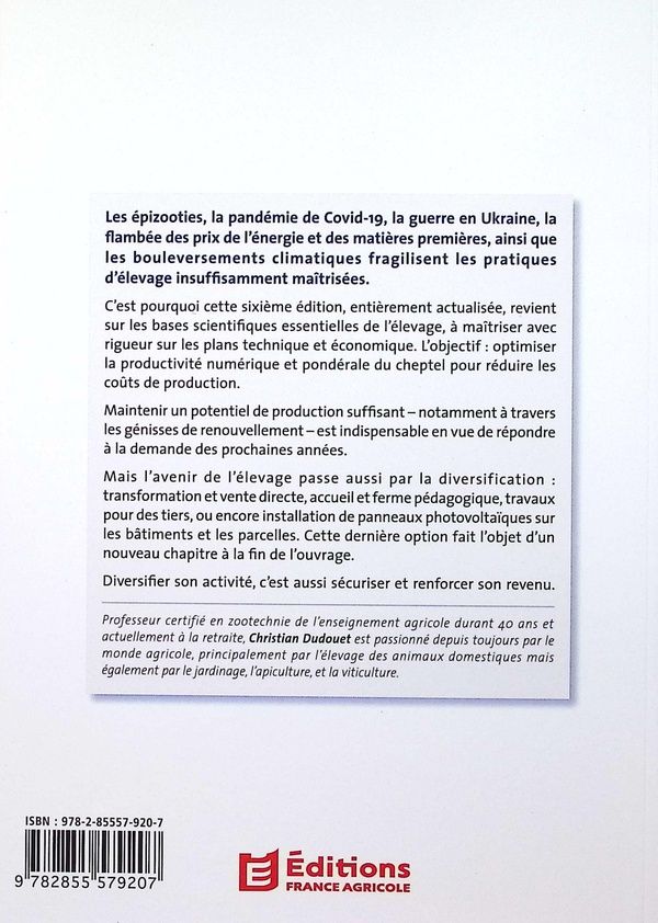 Quatrième de couverture de « La production des bovins allaitants »