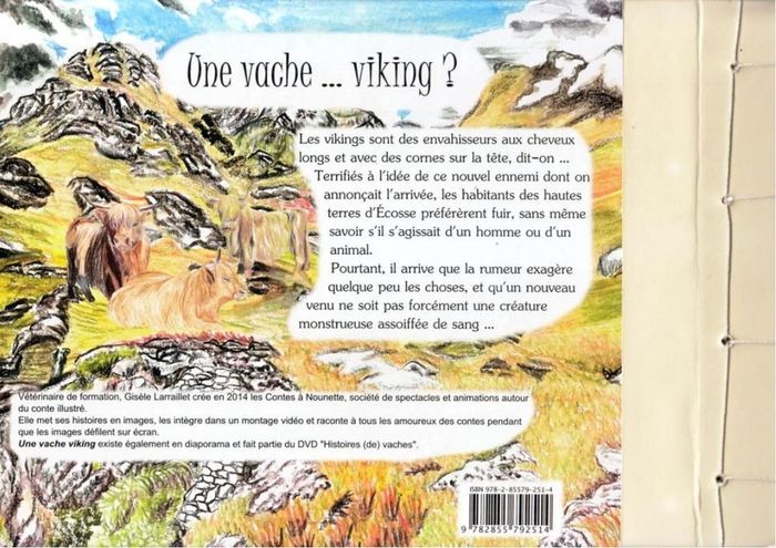 Quatrième de couverture de « UNE VACHE ... VIKING ? »