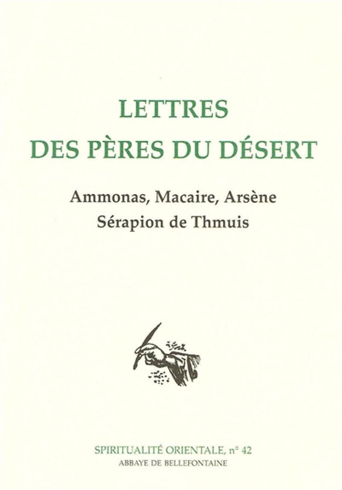 Couverture du livre « LETTRES DES PERES DU DESERT », librairie Les Contes Infusés à Corte