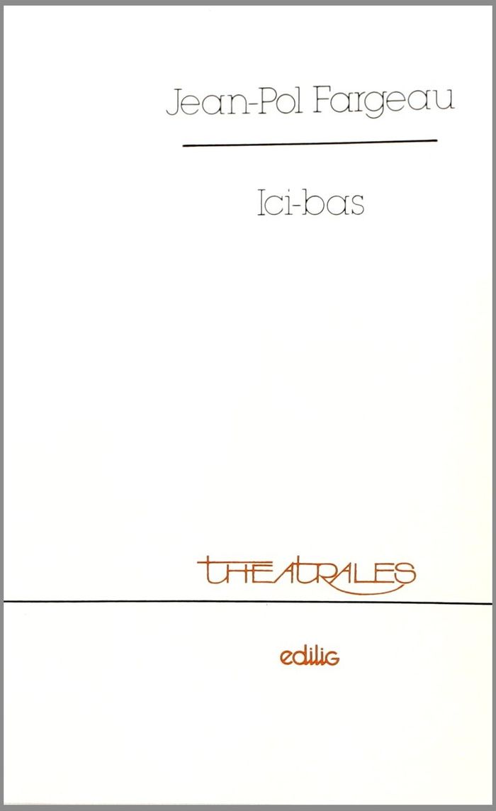 Couverture du livre « ICI-BAS », librairie Les Contes Infusés à Corte