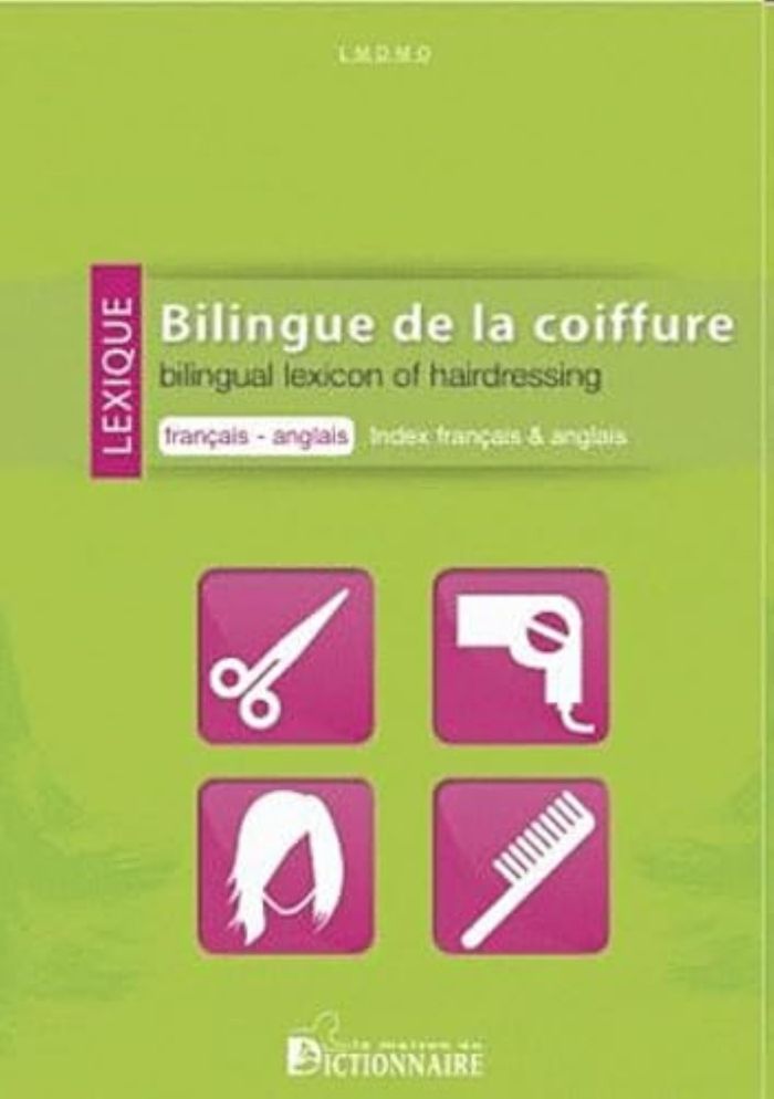 Couverture du livre « LEXIQUE BILINGUE DE LA COIFFURE FRANCAIS ANGLAIS / INDEX ANGLAIS FR » de Collectif, librairie Les Contes Infusés à Corte