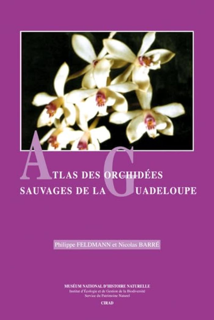 Couverture du livre « ATLAS DES ORCHIDEES SAUVAGES DE LA GUADELOUPE » de Barre/feldmann, librairie Les Contes Infusés à Corte