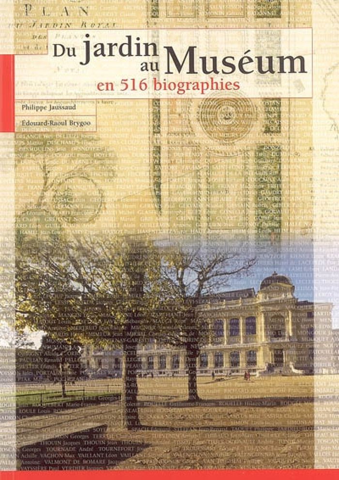 Couverture du livre « DU JARDIN AU MUSEUM EN 516 BIOGRAPHIES », librairie Les Contes Infusés à Corte