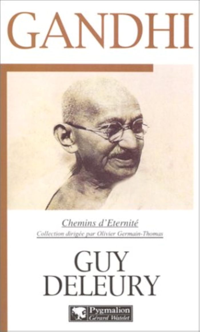 Couverture du livre « GANDHI » de Guy Deleury, librairie Les Contes Infusés à Corte