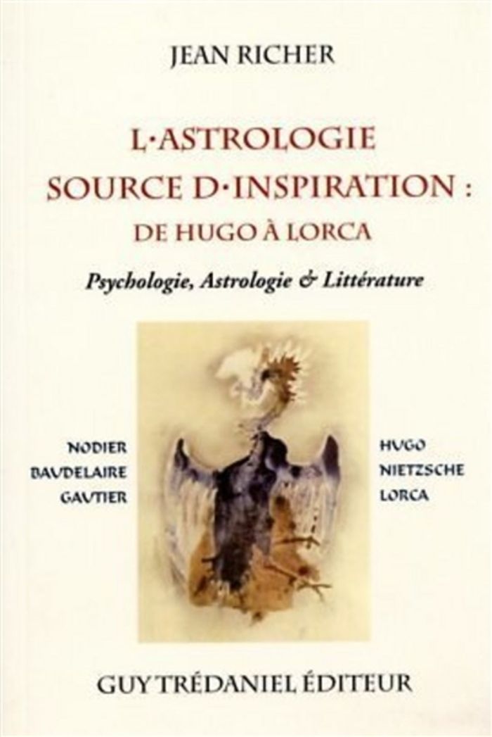 Couverture du livre « L'ASTROLOGIE SOURCE D'INSPIRATION » de Jean Richier, librairie Les Contes Infusés à Corte