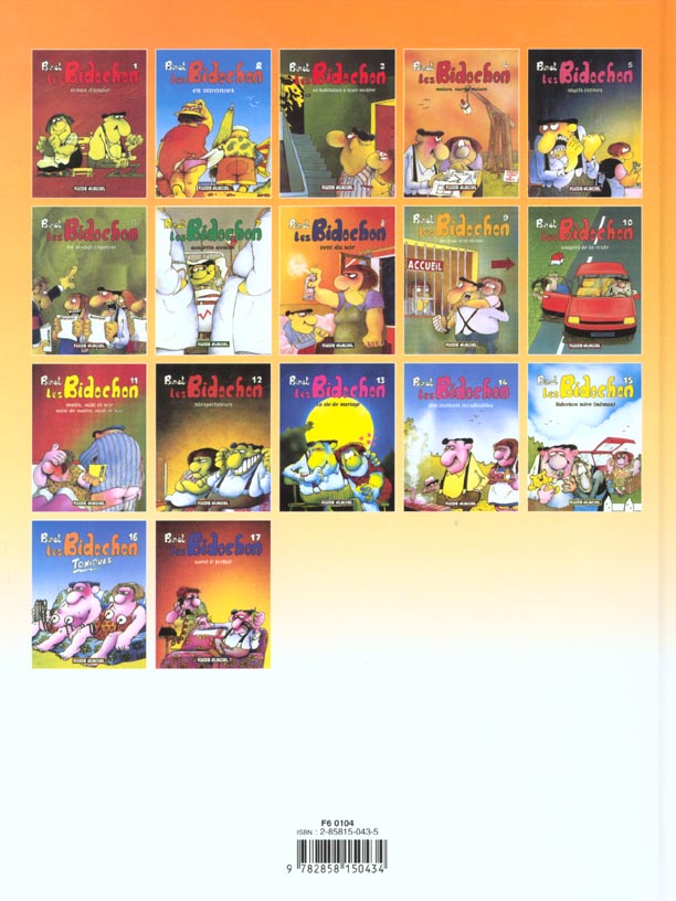 Quatrième de couverture de « LES BIDOCHON T.4 ; MAISON, SUCREE MAISON »