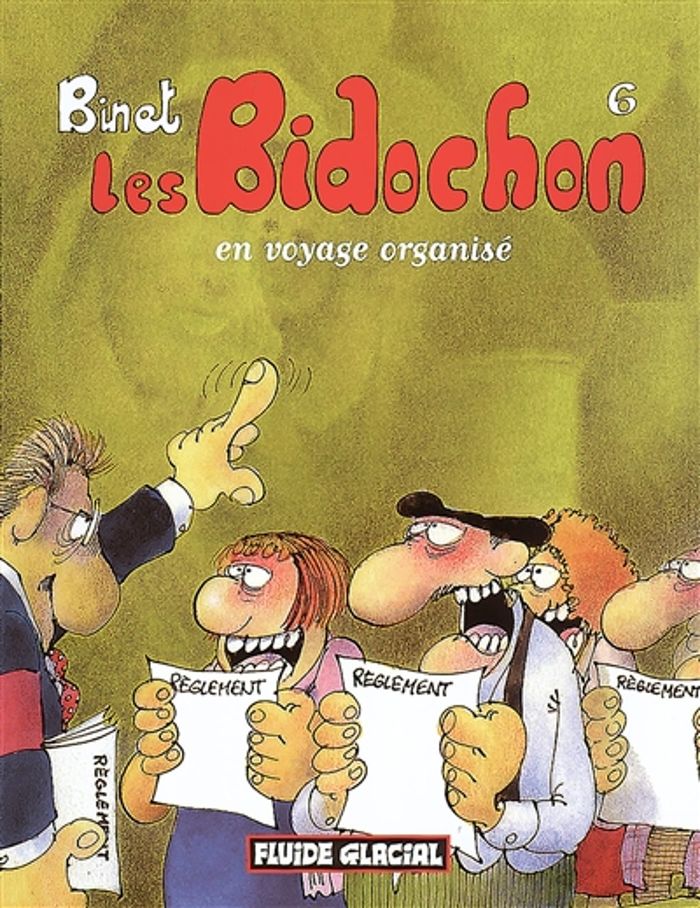 Couverture du livre « LES BIDOCHON T.6 ; EN VOYAGE ORGANISE » de Christian Binet, librairie Les Contes Infusés à Corte