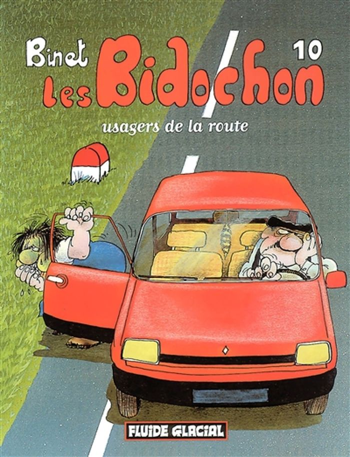 Couverture du livre « LES BIDOCHON T.10 ; USAGERS DE LA ROUTE » de Christian Binet, librairie Les Contes Infusés à Corte