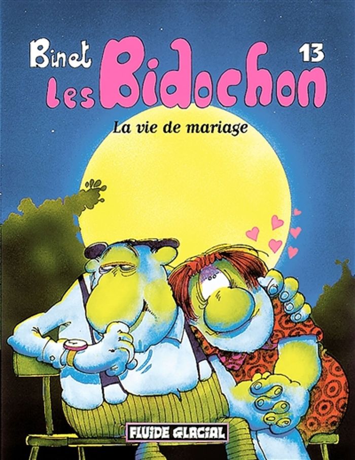 Couverture du livre « LES BIDOCHON T.13 ; LA VIE DE MARIAGE » de Christian Binet, librairie Les Contes Infusés à Corte
