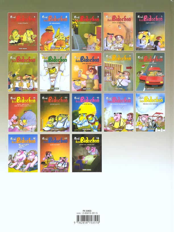 Quatrième de couverture de « LES BIDOCHON T.18 ; VOIENT TOUT, SAVENT TOUT »