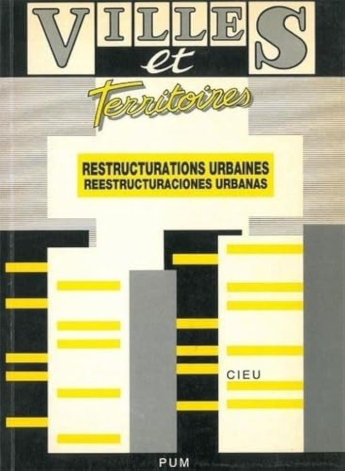 Couverture du livre « RESTRUCTURATIONS URBAINES », librairie Les Contes Infusés à Corte