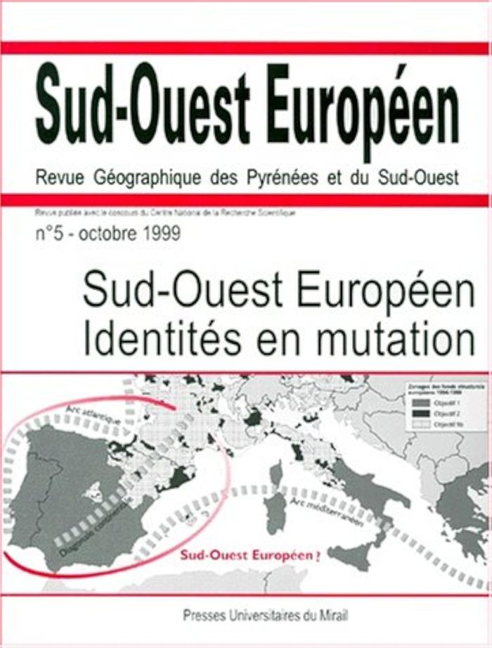 Couverture du livre « LE SUD OUEST EUROPEEN IDENTITES EN MUTATION » de Xxx, librairie Les Contes Infusés à Corte