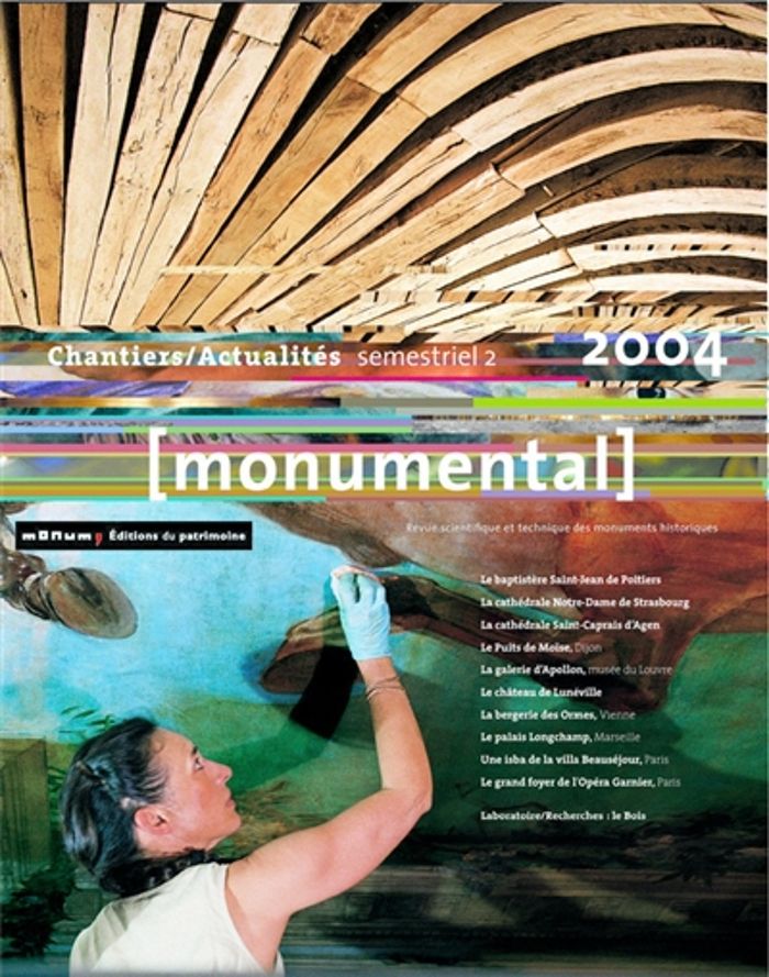 Couverture du livre « MONUMENTAL 2004 2E SEMESTRE. DOSSIER "CHANTIERS/ACTUALITES" » de Collectif, librairie Les Contes Infusés à Corte