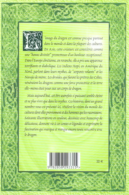 Quatrième de couverture de « LE GRAND LIVRE DES DRAGONS »