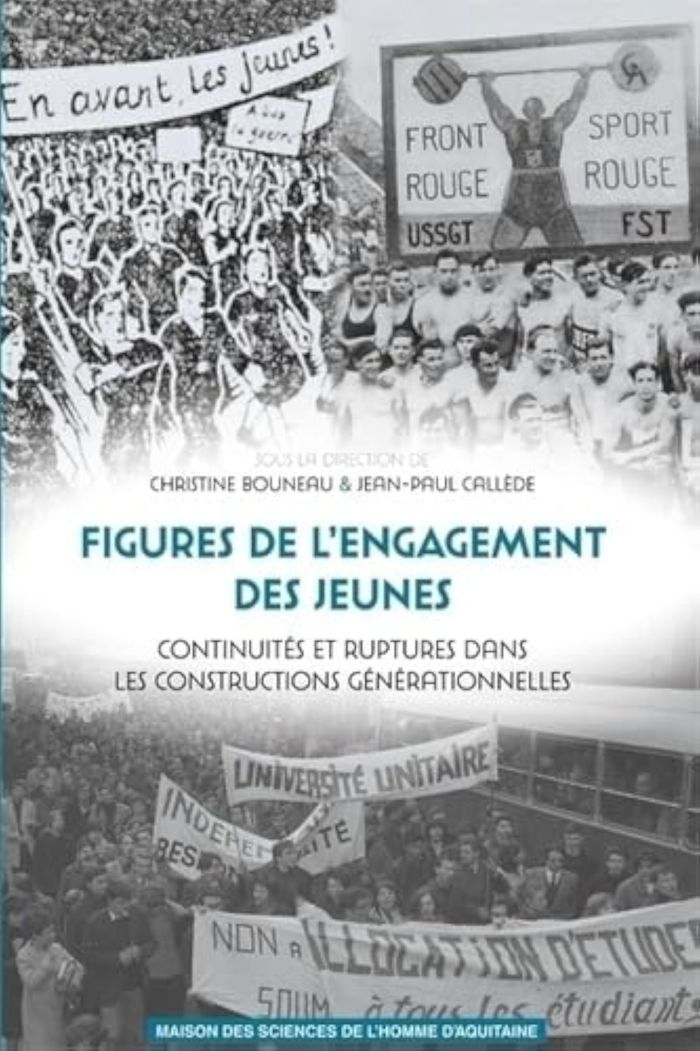 Couverture du livre « FIGURES DE L'ENGAGEMENT DES JEUNES - CONTINUITES ET RUPTURES DANS LES CONSTRUCTIONS GENERATIONNELLES », librairie Les Contes Infusés à Corte