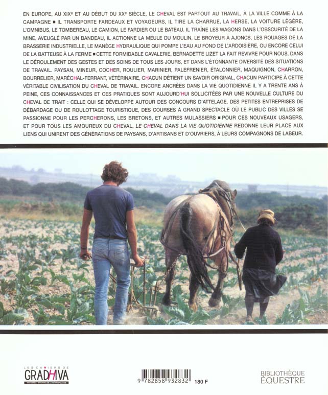 Quatrième de couverture de « CHEVAL DANS LA VIE QUOTIDIENNE »