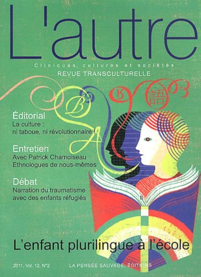 Couverture du livre « L'ENFANT PLURILINGUE A L'ECOLE » de Moro M R, librairie Les Contes Infusés à Corte