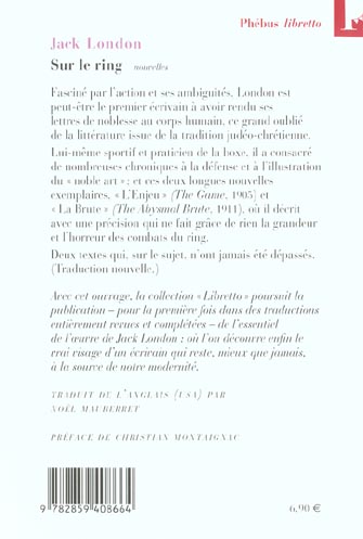 Quatrième de couverture de « Sur le ring »