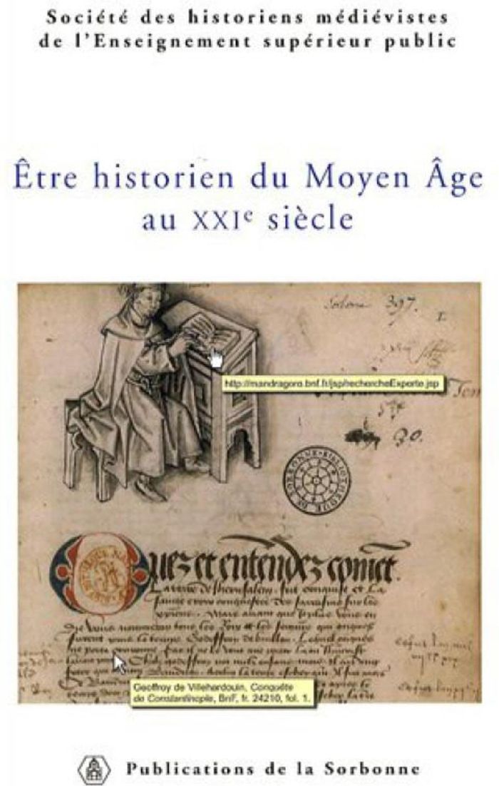 Couverture du livre « ETRE HISTORIEN DU MOYEN AGE AU XXIE SIECLE » de Shmes, librairie Les Contes Infusés à Corte
