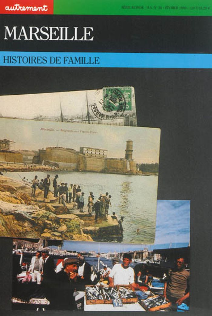 Couverture du livre « MARSEILLE - HISTOIRES DE FAMILLE - ILLUSTRATIONS, COULEUR » de Lemoine/baillon, librairie Les Contes Infusés à Corte