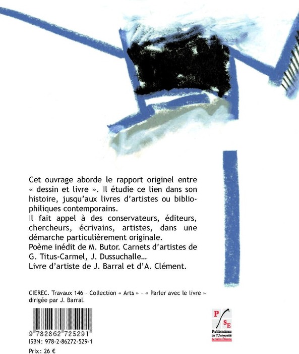 Quatrième de couverture de « LE DESSIN ET LE LIVRE »