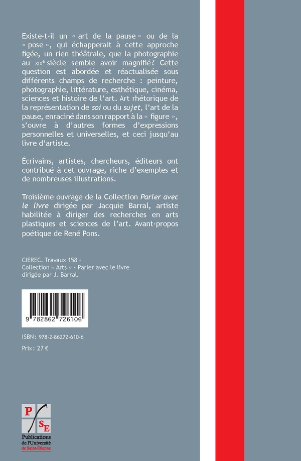 Quatrième de couverture de « ART DE LA PAUSE »