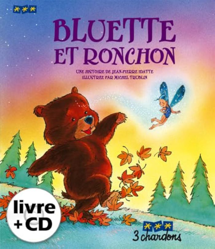 Couverture du livre « BLUETTE ET RONCHON » de Jean-Pierre Idatte, librairie Les Contes Infusés à Corte