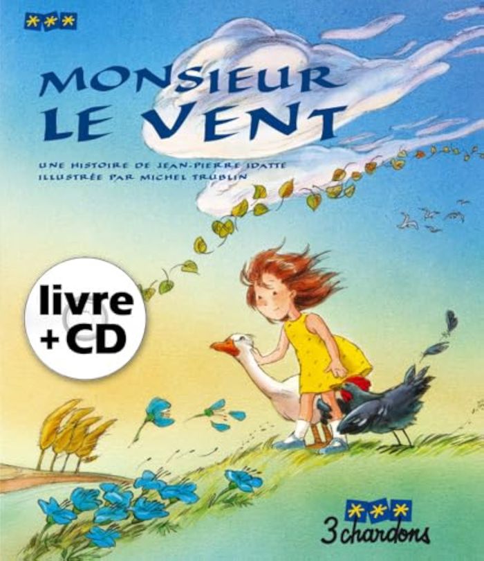 Couverture du livre « MONSIEUR LE VENT » de Jean-Pierre Idatte, librairie Les Contes Infusés à Corte