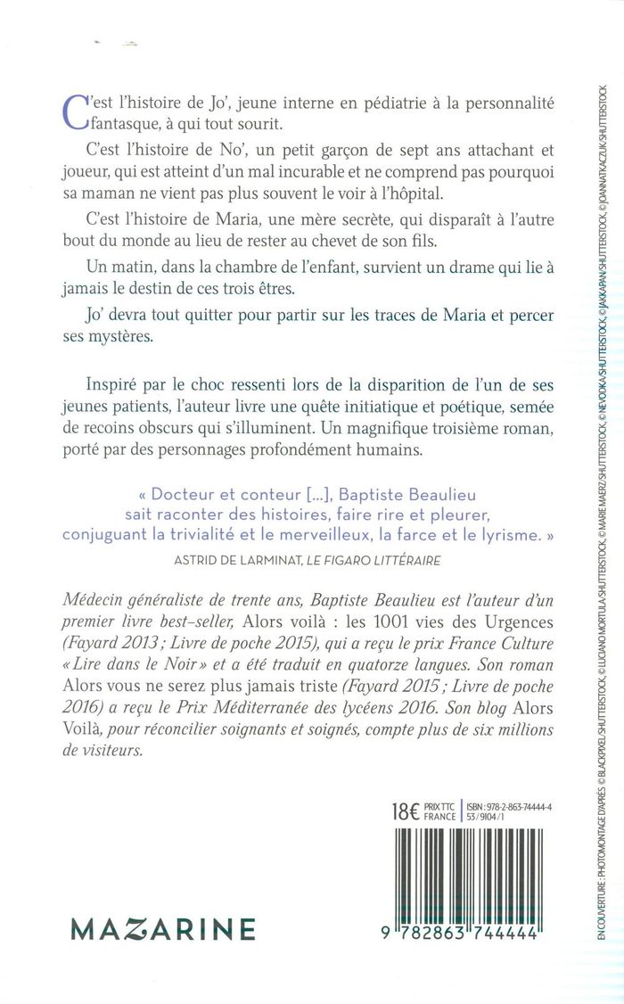 Quatrième de couverture de « La ballade de l'enfant gris »
