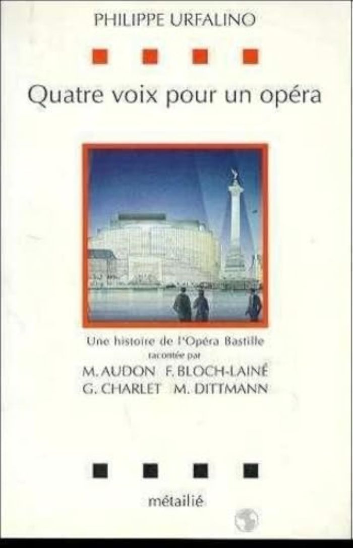 Couverture du livre « QUATRE VOIX POUR UN OPERA », librairie Les Contes Infusés à Corte