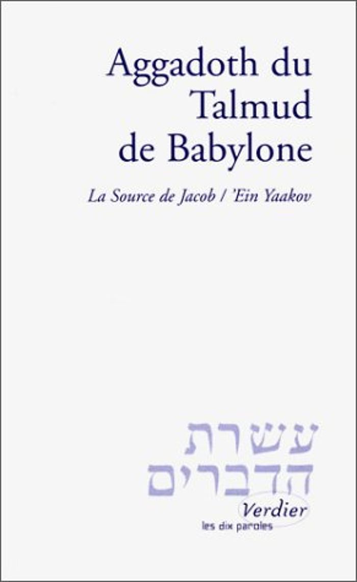 Couverture du livre « AGGADOTH DU TALMUD DE BABYLONE » de Elkaim-Sartre, librairie Les Contes Infusés à Corte