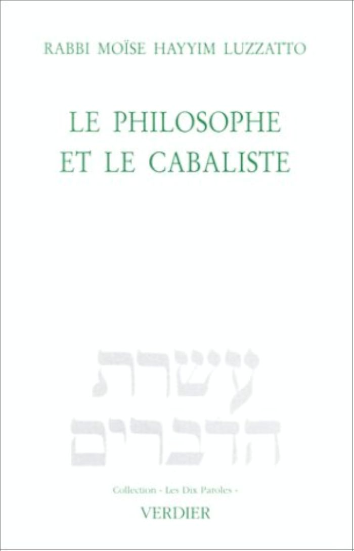 Couverture du livre « LE PHILOSOPHE ET LE CABALISTE », librairie Les Contes Infusés à Corte