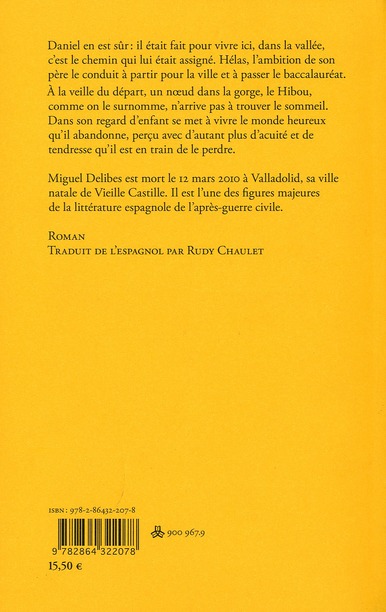 Quatrième de couverture de « LE CHEMIN »