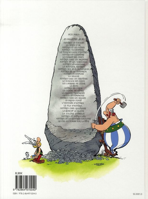 Quatrième de couverture de « ASTERIX - T26 - ASTERIX - L'ODYSSEE D'ASTERIX - N 26 »
