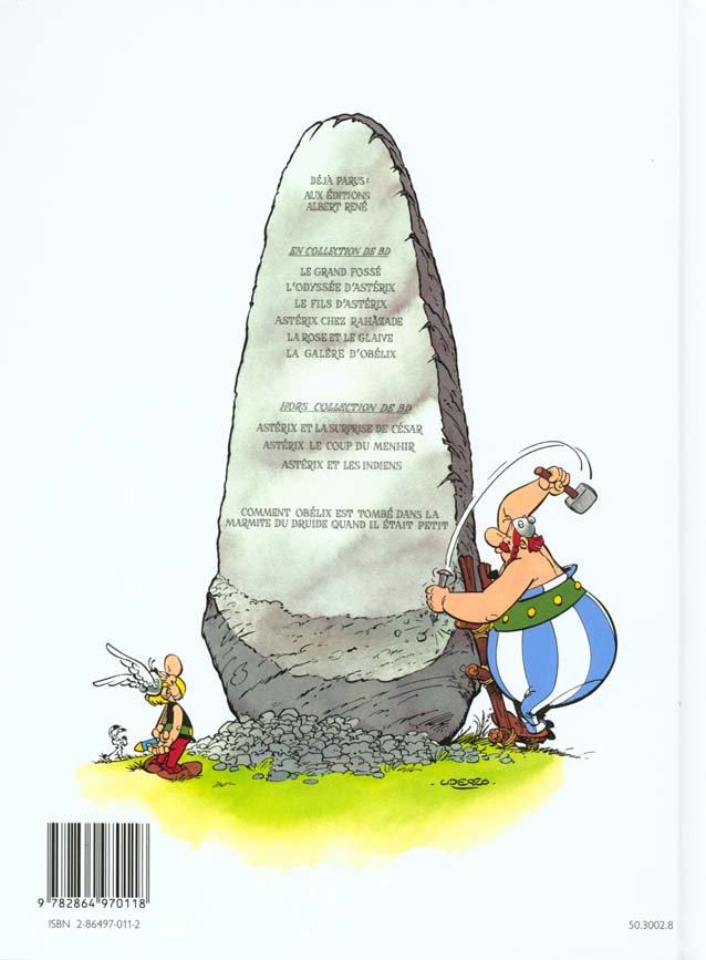 Quatrième de couverture de « ASTERIX - T27 - ASTERIX - LE FILS D'ASTERIX - N 27 »