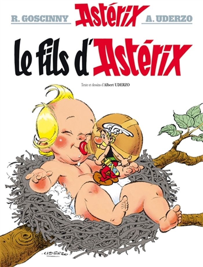 Couverture du livre « ASTERIX - T27 - ASTERIX - LE FILS D'ASTERIX - N 27 » de Goscinny/uderzo, librairie Les Contes Infusés à Corte