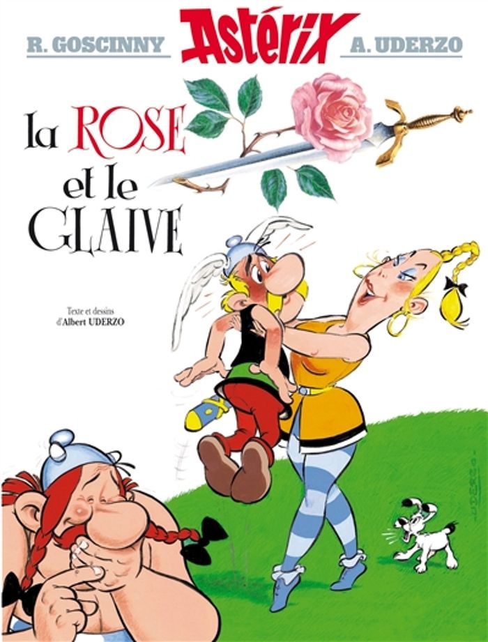 Couverture du livre « ASTERIX - T29 - ASTERIX - LA ROSE ET LE GLAIVE - N 29 » de Goscinny/uderzo, librairie Les Contes Infusés à Corte