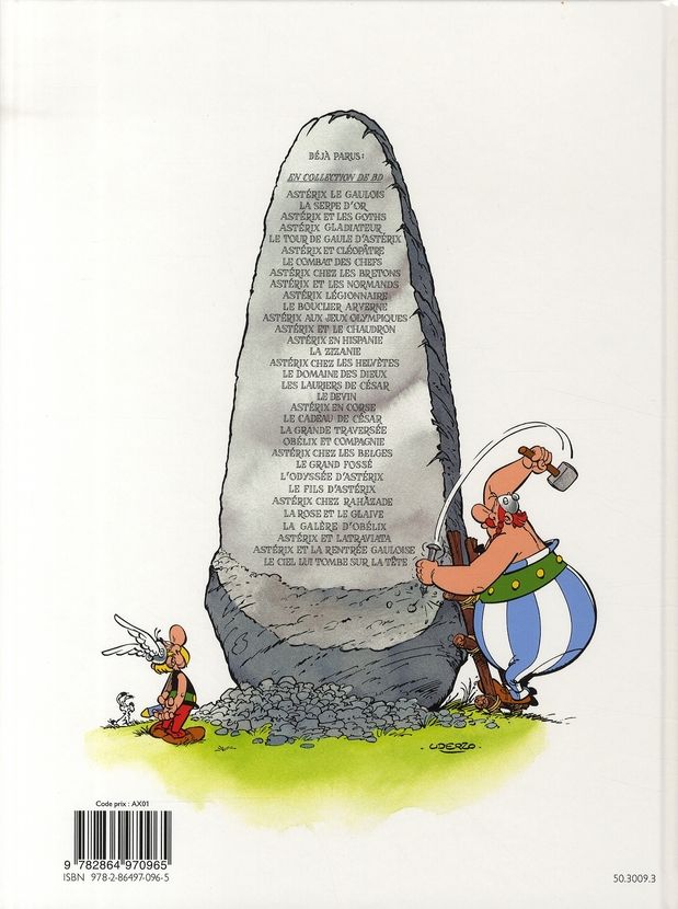 Quatrième de couverture de « ASTERIX - T30 - ASTERIX - LA GALERE D'OBELIX - N 30 »