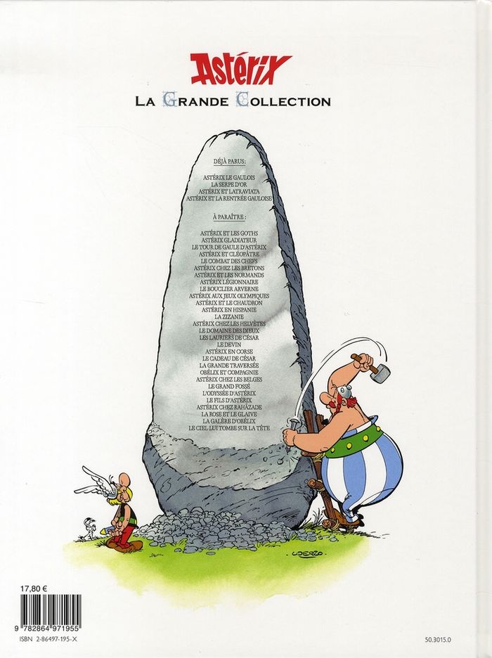 Quatrième de couverture de « ASTERIX LA GRANDE COLLECTION - ASTERIX ET LATRAVIATA - N 31 »