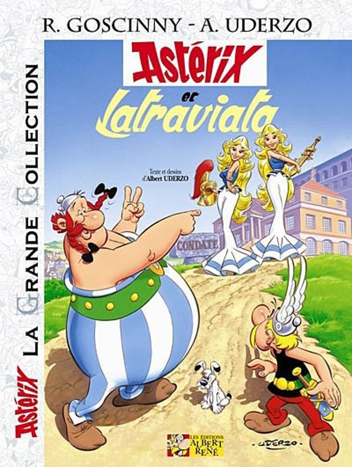Couverture du livre « ASTERIX LA GRANDE COLLECTION - ASTERIX ET LATRAVIATA - N 31 » de Goscinny/uderzo, librairie Les Contes Infusés à Corte