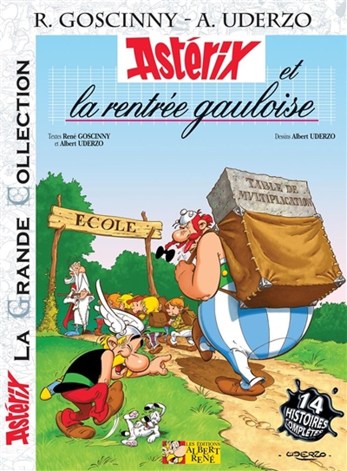 Couverture du livre « ASTERIX LA GRANDE COLLECTION - ASTERIX ET LA RENTREE GAULOISE - N 32 » de Goscinny/uderzo, librairie Les Contes Infusés à Corte