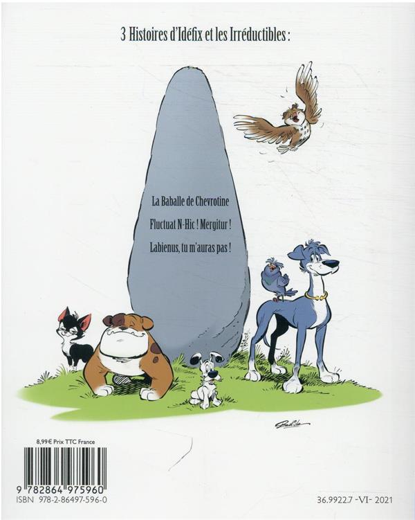 Quatrième de couverture de « IDEFIX ET LES IRREDUCTIBLES TOME 1 - PAS DE QUARTIER POUR LE LATIN ! »