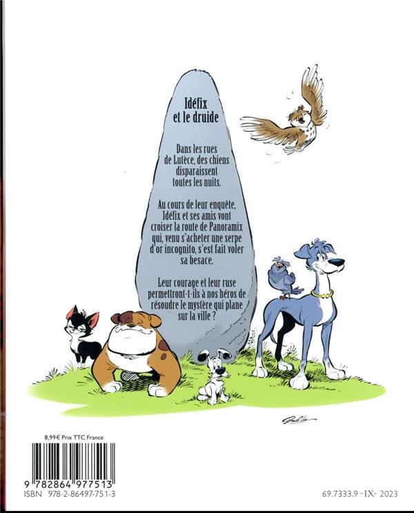 Quatrième de couverture de « IDEFIX ET LES IRREDUCTIBLES TOME 5 - IDEFIX ET LE DRUIDE »