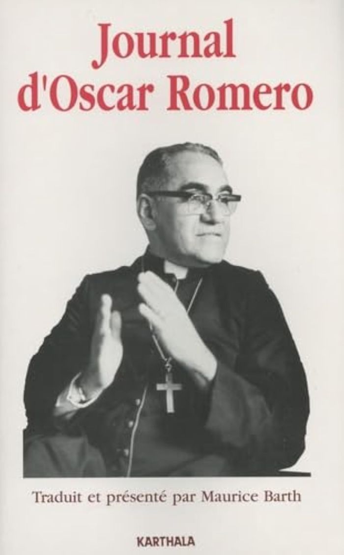 Couverture du livre « JOURNAL D'OSCAR ROMERO », librairie Les Contes Infusés à Corte