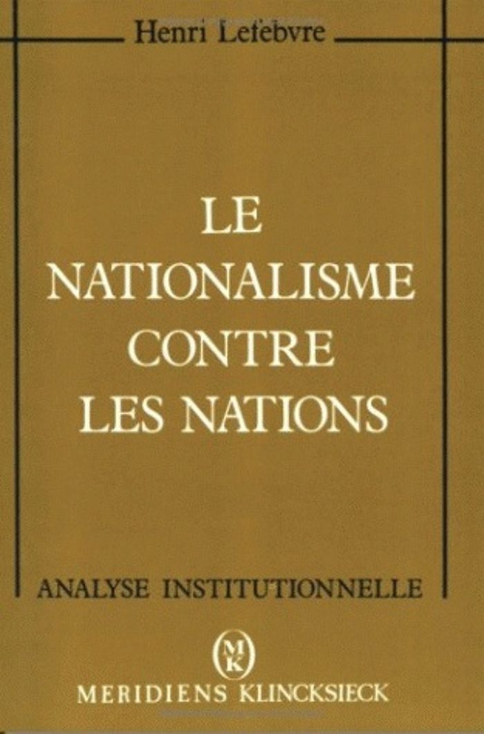 Couverture du livre « LE NATIONALISME CONTRE LES NATIONS », librairie Les Contes Infusés à Corte