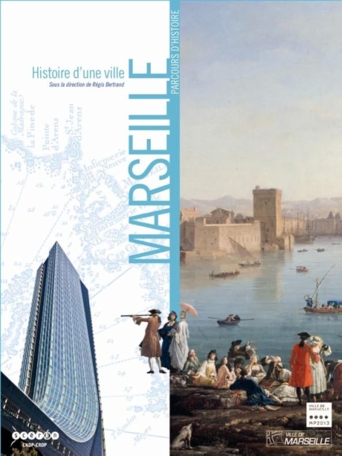 Couverture du livre « HISTOIRE D'UNE VILLE : MARSEILLE - PARCOURS D'HISTOIRE », librairie Les Contes Infusés à Corte