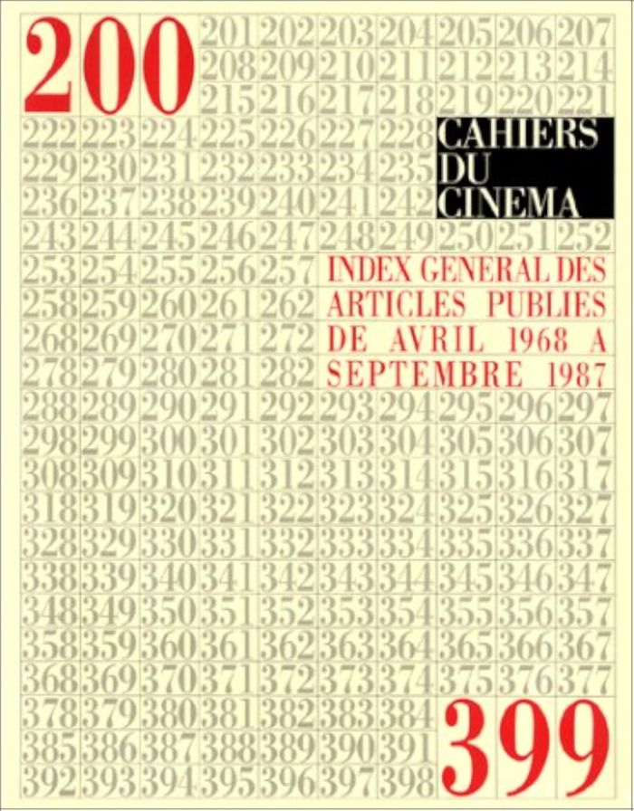 Couverture du livre « INDEX GENERAL DES ARTICLES PUBLIES DE AVRIL 1968 A... - AVRIL 1968 A SEPTEMBRE 1987 », librairie Les Contes Infusés à Corte