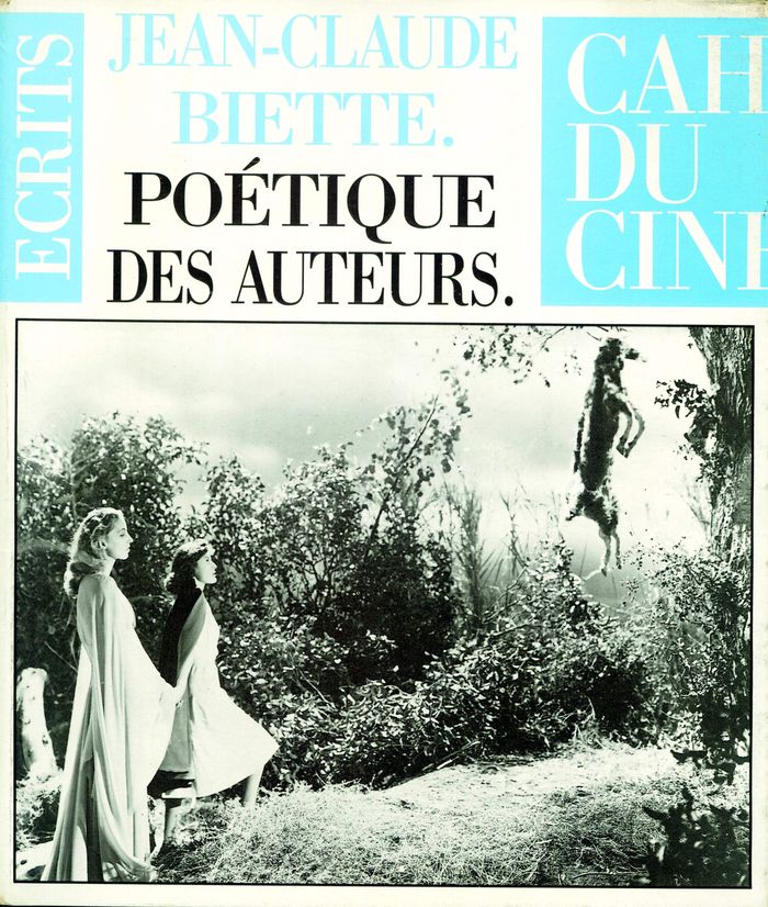 Couverture du livre « POETIQUE DES AUTEURS » de Jean-Claude Biette, librairie Les Contes Infusés à Corte