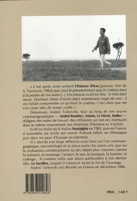 Quatrième de couverture de « LE TEMPS SCELLE »